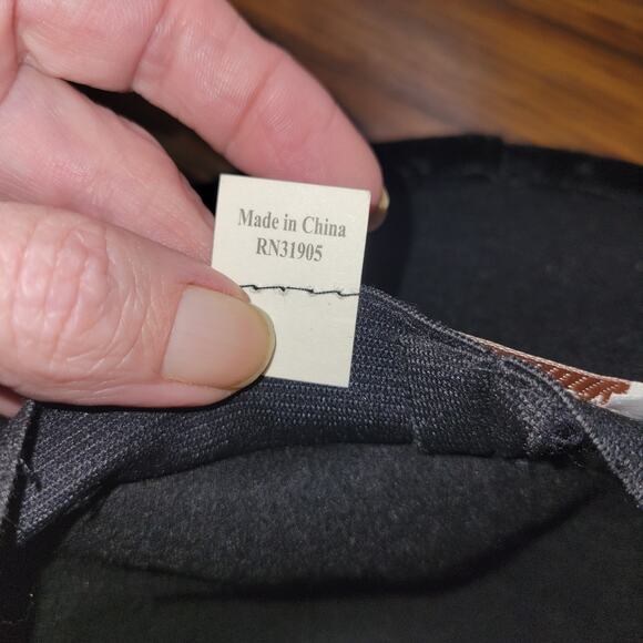 Women's Scala Hat 100% Wool USA Black - Picture 7 of 8